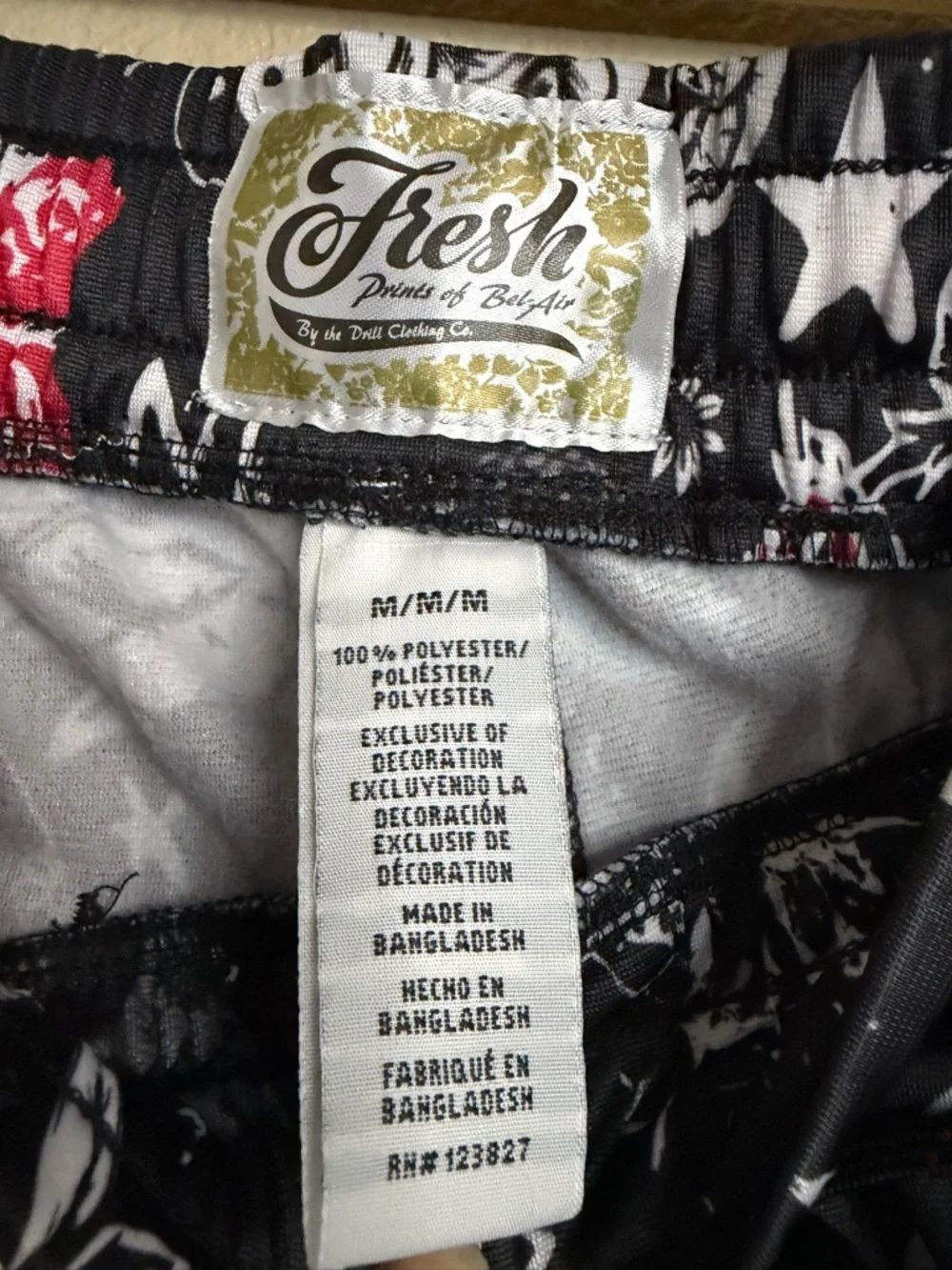 NWT Fresh Prints of Bel Air Men's Graphic Jogger Pants Size M